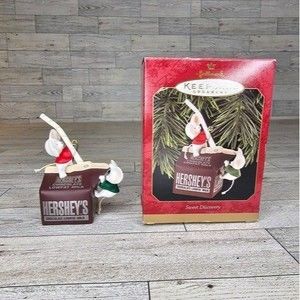 Vintage 1997 Hershey's Hallmark Ornament in Orig. Box